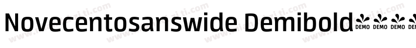 Novecentosanswide Demibold字体转换
